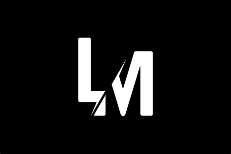 Monogram Lm Logo Design Logotipos De Diseño Gráfico Diseño De