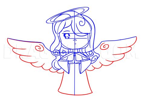 How To Draw A Cartoon Angel By Dawn