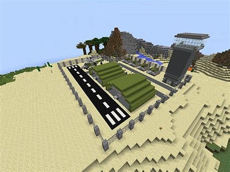 A Small Military Base Minecraft Project