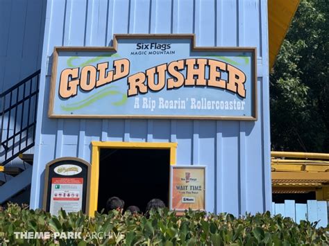 Gold Rusher At Six Flags Magic Mountain Theme Park Archive