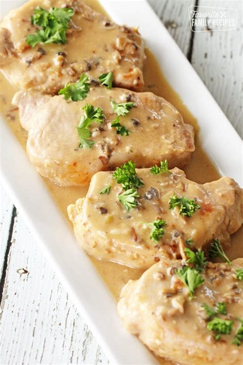 My recipes are simple to make, but have complex flavors. Instant Pot Pork Chops and Gravy | Favorite Family Recipes