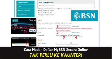 Sebelum mula daftar bsn online, pastikan kita dah ada kad atm dan ingat nombor telefon yang didaftarkan. Cara Mudah Daftar MyBSN Secara Online 2020