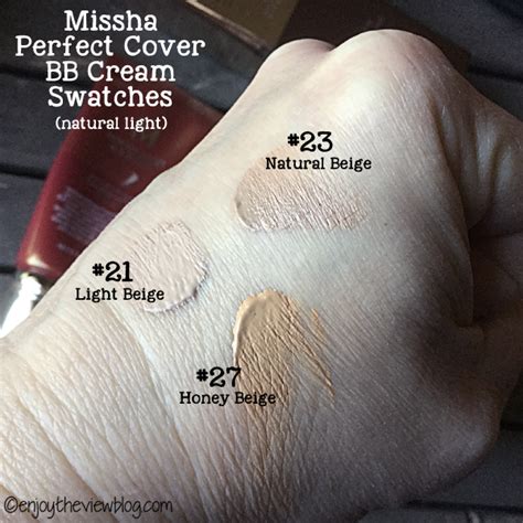 Missha Perfect Cover Bb Cream Review Gambaran