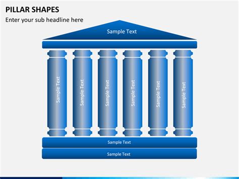 Pillar Shapes PowerPoint SketchBubble