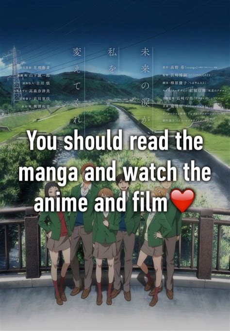 You Should Read The Manga And Watch The Anime And Film ️