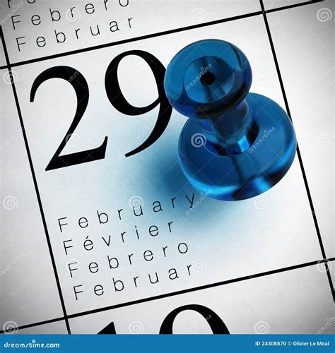 February The 29th Stock Illustration Illustration Of Square 24308870