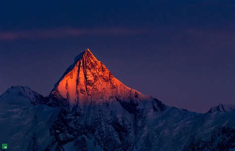 Breathtaking View Of Lupghar Sar 7200m At Sunset Lupg Flickr