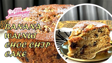 That is precisely how to describe our banana cake, no essence, one hundred percent pure barangan banana, fully ripe and sweet. AWESOME BANANA WALNUT CHOC CHIP CAKE | كيك | - Best tea ...