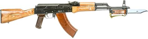 Authentic Russian Saiga Rifle Akm Blond Wood With Russian Military