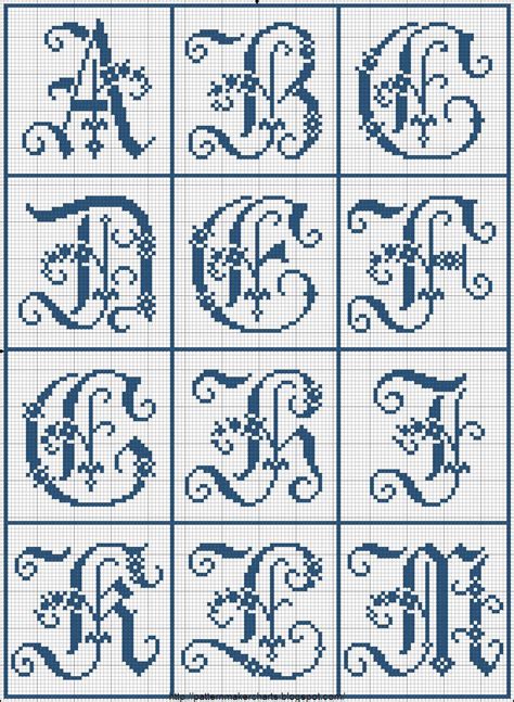 Kreuzstich Buchstaben Vorlagen Gratis : Free Easy Cross, Pattern Maker