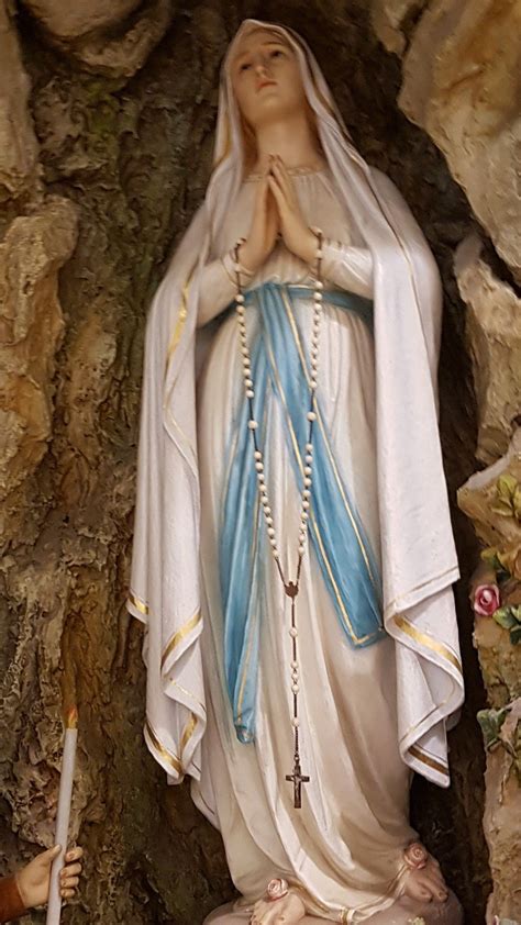 Virgen De Lourdes Mary Jesus Mother Blessed Mother Mary Mary And