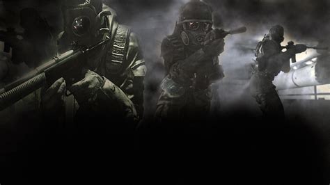 Call Of Duty Modern Warfare 4 Warrior Soldier Weapon Gun B Wallpaper