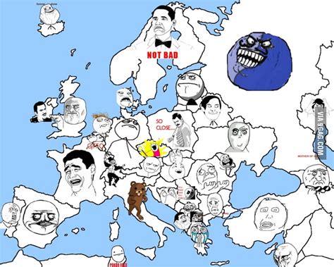 map of europe memes 9gag