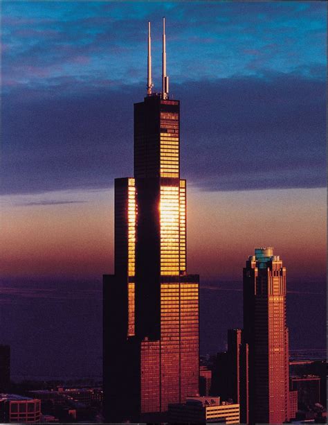 Willis Tower Aerial View Willis Tower Chicago Willis Tower Sears