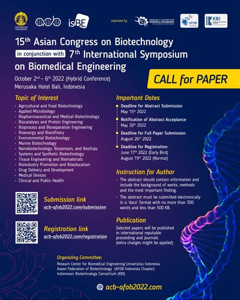 The Asian Congress On Biotechnology ACB 2022 In Conjunction With The