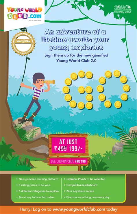 An Adventure Of A Lifetime Awaits Your Young Explorers Ad - Advert Gallery