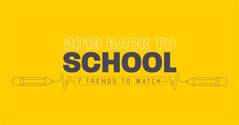 Back To School 2019 7 Trends To Watch Infographic Mdg Solutions