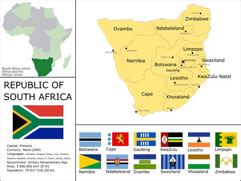 Republic Of South Africa Administrative Divisions 5161x3885
