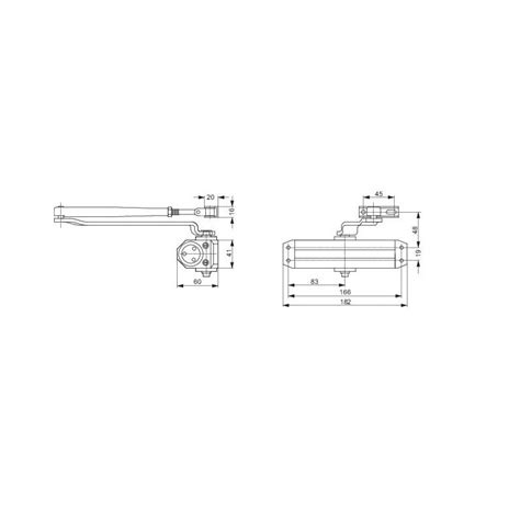 Assa Abloy Dc Z Ramieniem Samozamykacz Okucia Sklep Pl Kolor