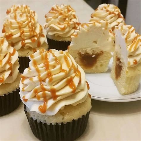 Unless you're my husband, who doesn't like frosting. Salted Caramel Filled Cupcakes with Mascarpone Cream ...