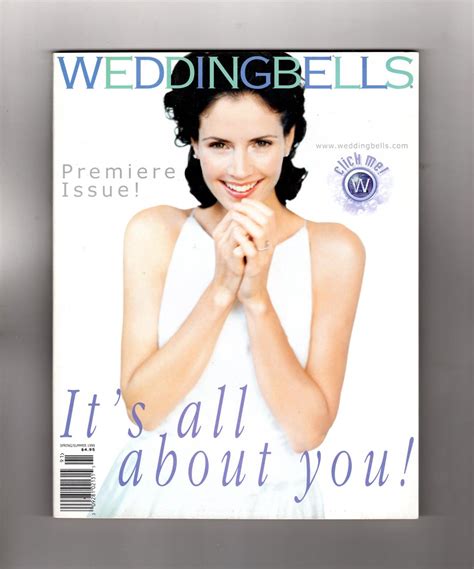 Weddingbells Wedding Bells Magazine Premiere Issue Spring Summer 1999 Bridal By Crys