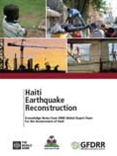 Haiti Earthquake Reconstruction Knowledge Notes From Drm Global Expert