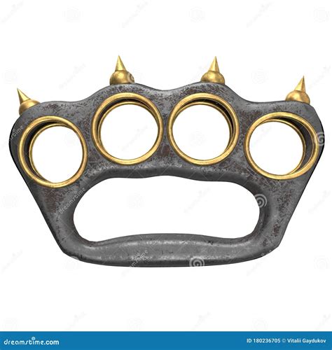 Chrome Knuckle Duster Royalty Free Stock Photo