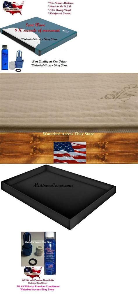 Air mattresses memory foam softside waterbeds hardside. Details about California King SEMI MOTION WATERBED ...