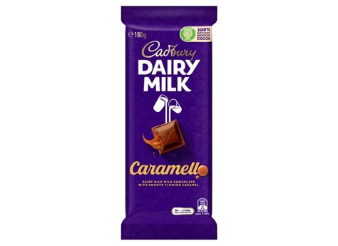 Cadbury Dairy Milk Caramello Milk Chocolate Block 180g