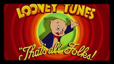 New Porky Pig Says Thats All Folks With His Original Voice Youtube