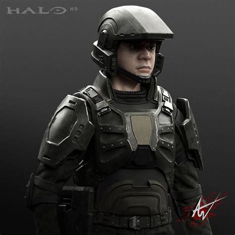 Artstation Halo 2 Marine Hd Abimael Salazar Halo Armor Halo