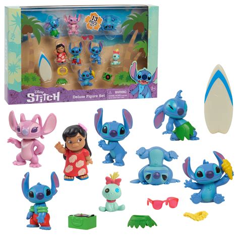 Buy Disneys Lilo And Stitch Deluxe Figure Set 13 Piece Set Online At