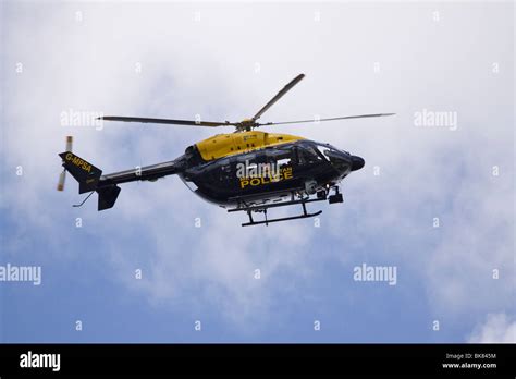 Blue And Yellow Metropolitan Police Service Mps Eurocopter Ec145