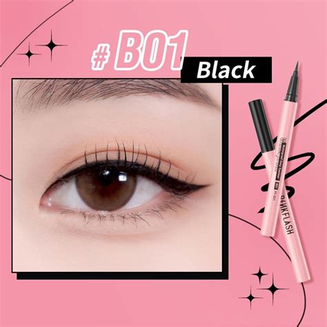 Pinkflash Pf E Waterproof Easy Eyeliner Ohmyline Upgrade Liquid Black