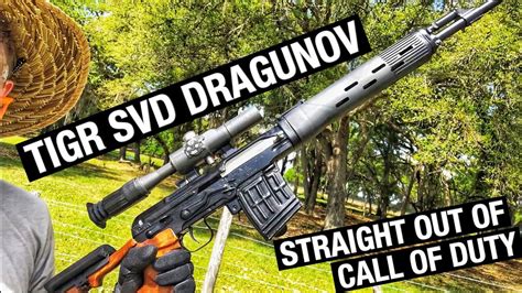 Svd Dragunov Straight Out Of Call Of Duty Youtube