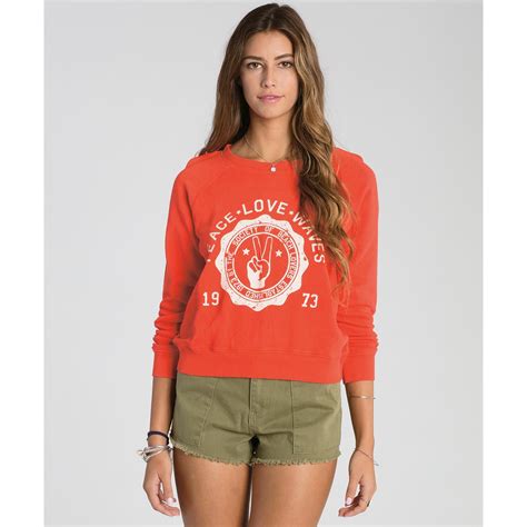 Shop surf hoodies and sweatshirts designed and sold by artists for men, women, and everyone. Peace Loves Waves Fleece | Billabong US | Hoodies womens ...