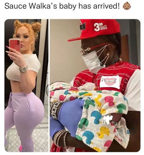 Sauce Walka And Onlyfans Star Bambi Doe Give Birth To Baby