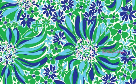 Download Cool Floral Lilly Pulitzer Desktop Wallpaper