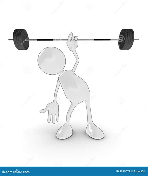 Easy Lightweight Lifting Cartoon