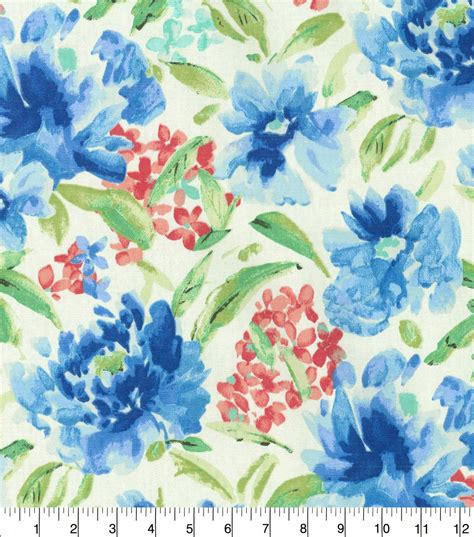 Waverly Upholstery Fabric 13x13 Swatch Spring Forth Bluebell Joann