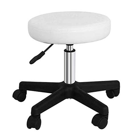 Zeny Adjustable Rolling Stool With Wheels Swivel Stool Chair Hydraulic