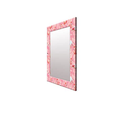 Buy 999store Pink And Red Printed Mdf Wall Mirror Online