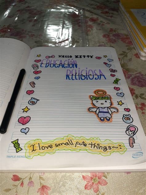 Caratula De Ed Religiosa Hello Kitty Hello Kitty Stationery Kitty