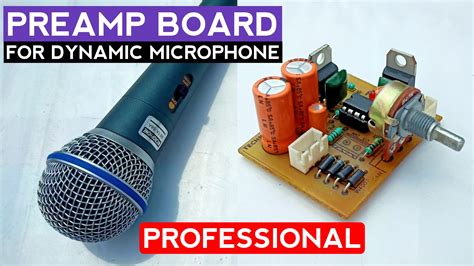 Preamp Board For Dynamic Microphone