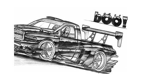 Dodge Truck Sketch at PaintingValley.com | Explore collection of Dodge