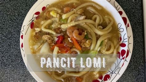 How To Cook Pancit Lomi Easy Recipe Budget Friendly Version Youtube