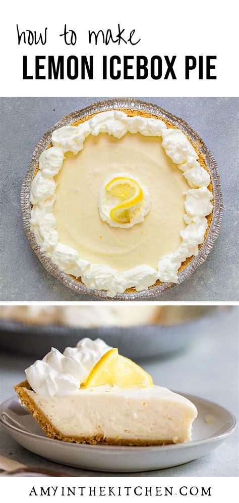 The Best No Bake Lemon Icebox Pie Recipe In Icebox Pie Lemon