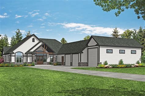 Country Craftsman Home Plan With Rv Garage 72978da Architectural