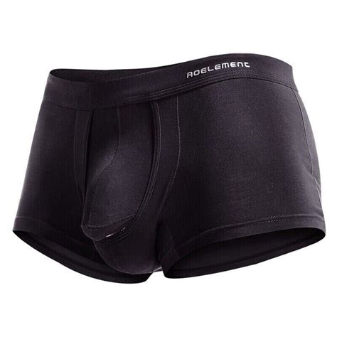 Mens Underwear Separate Penis Ball Pouch Breathable Comfort Sport Boxer