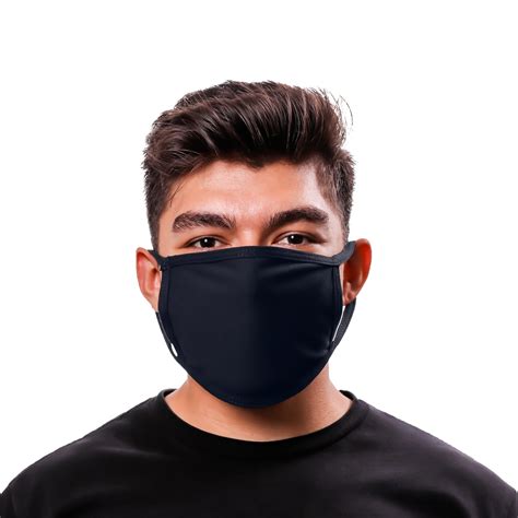 Buy Bulk Bayside Cloth Face Mask Navy